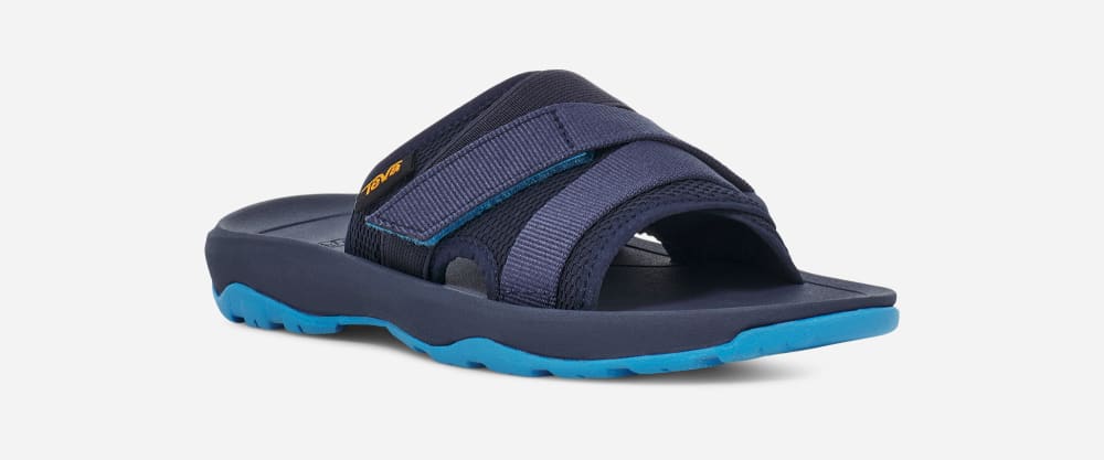 Claquette Teva Hurricane Verge Enfant Indigo Bleu | France-5329