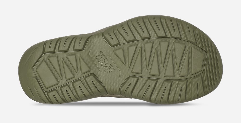 Claquette Teva Hurricane Verge Femme Vert Olive | France-6485