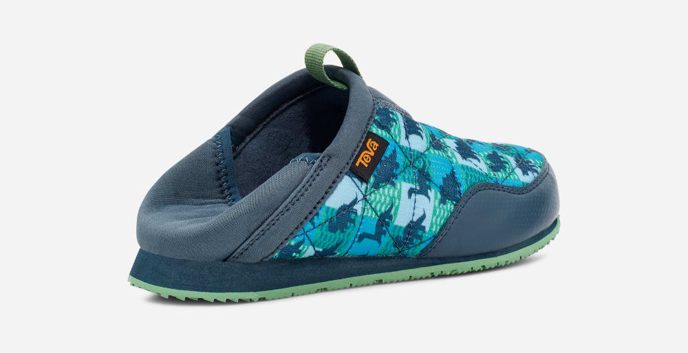 Mocassin Teva ReEMBER DINOSTER Enfant Bleu | France-3972