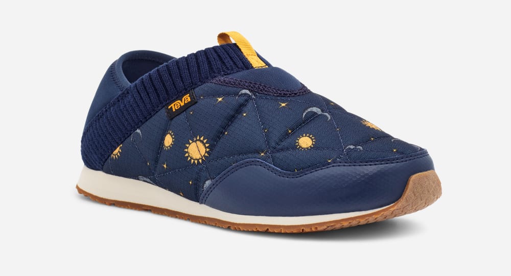 Mocassin Teva ReEMBER SUN AND MOON Homme Orange Bleu | France-7019