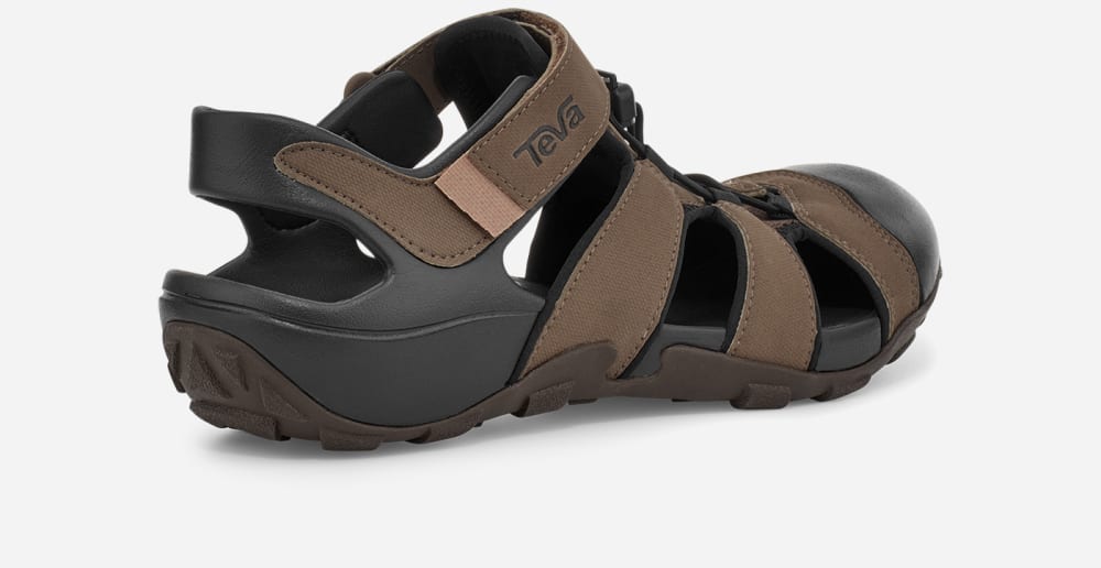 Sandales Randonnée Teva Flintwood Homme Cafe | France-9740