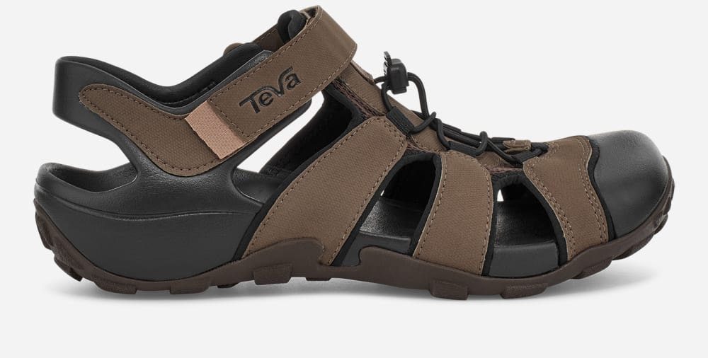 Sandales Randonnée Teva Flintwood Homme Cafe | France-9740