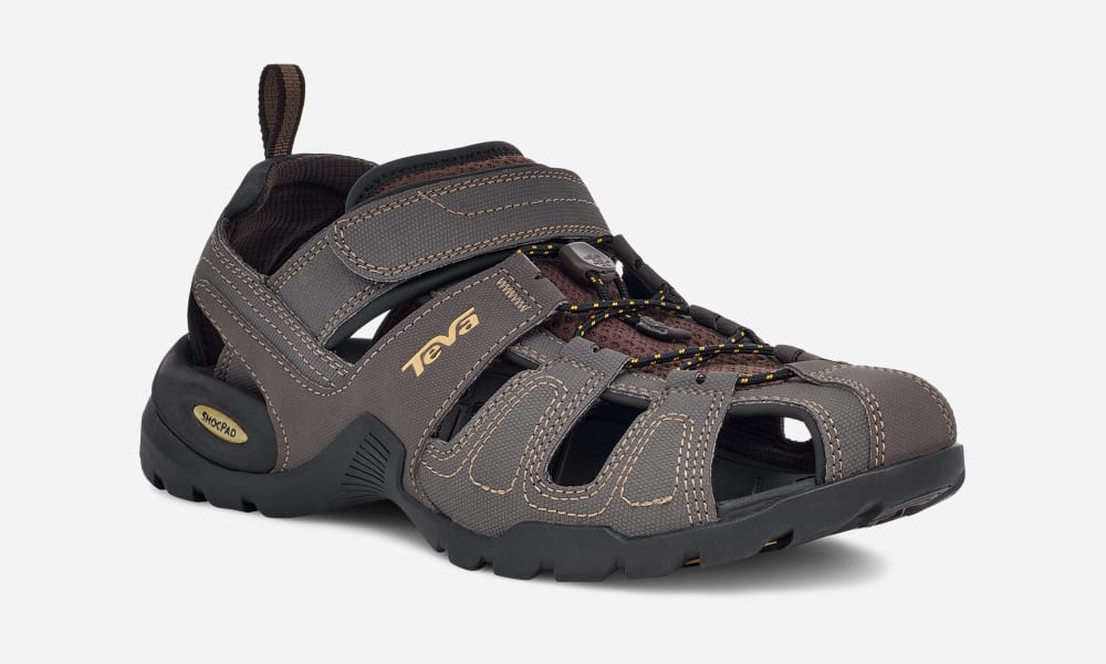 Sandales Randonnée Teva Forebay Homme Cafe | France-2506