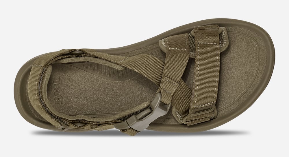 Sandales Randonnée Teva Hurricane Verge Homme Vert Olive Foncé | France-7584