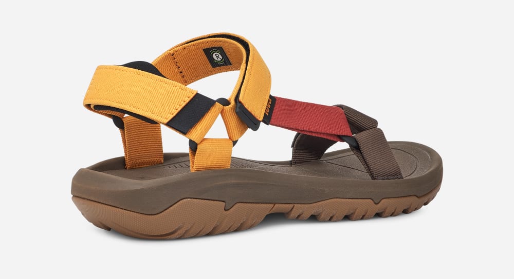 Sandales Randonnée Teva Hurricane XLT2 Femme Doré Orange Multicolore | France-0261