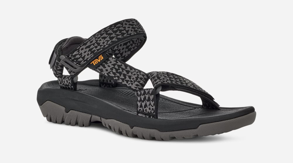 Sandales Randonnée Teva Hurricane XLT2 Femme Noir Grise | France-4197