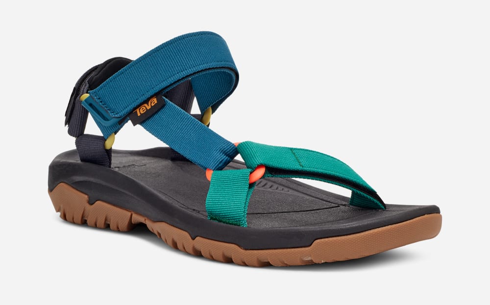 Sandales Randonnée Teva Hurricane XLT2 Femme Bleu Multicolore | France-5293