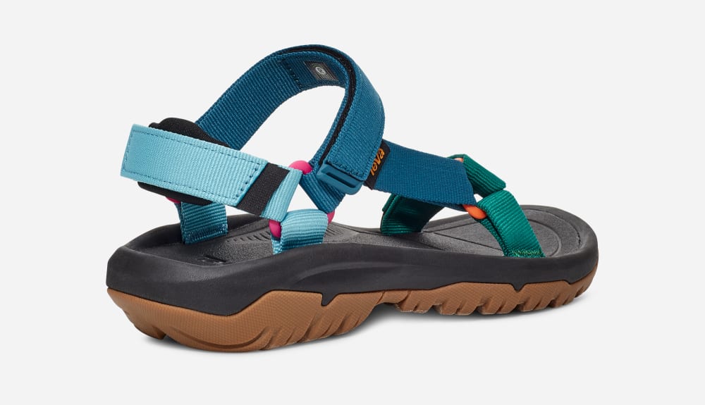 Sandales Randonnée Teva Hurricane XLT2 Femme Bleu Multicolore | France-6954