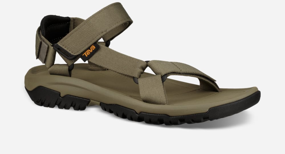 Sandales Randonnée Teva Hurricane XLT2 Homme Vert Olive Foncé | France-0493