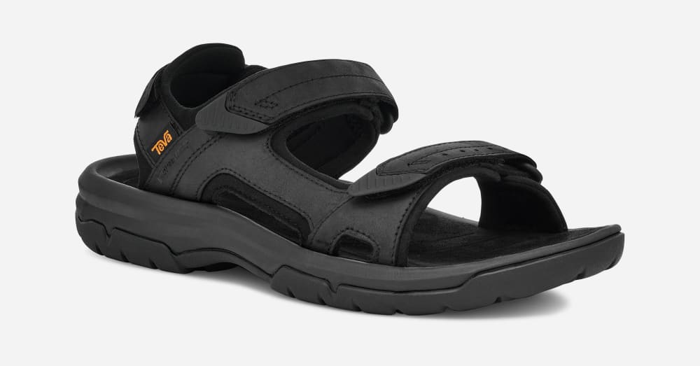 Sandales Randonnée Teva Langdon Homme Noir | France-0739