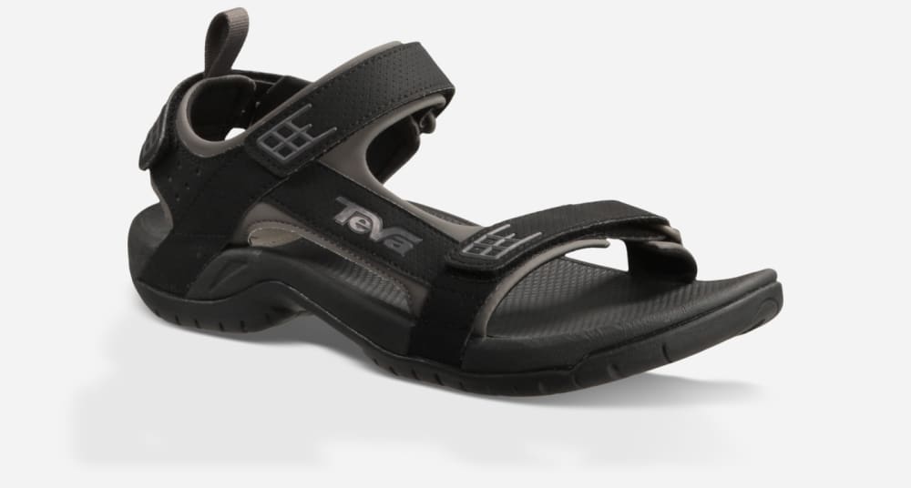 Sandales Randonnée Teva Minam Homme Noir | France-3476