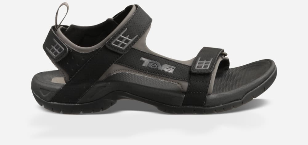 Sandales Randonnée Teva Minam Homme Noir | France-3476