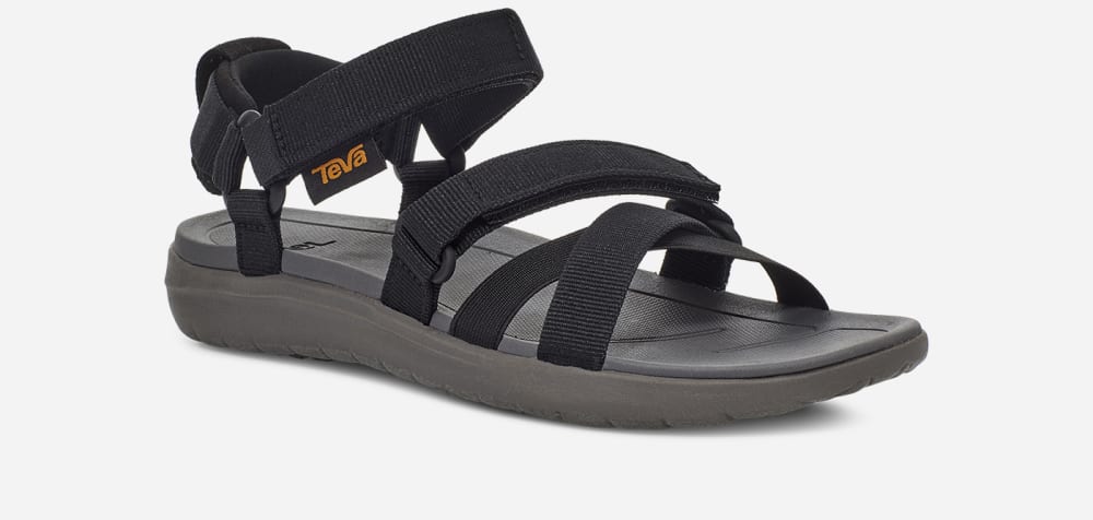 Sandales Randonnée Teva Sanborn Mia Femme Noir | France-2437