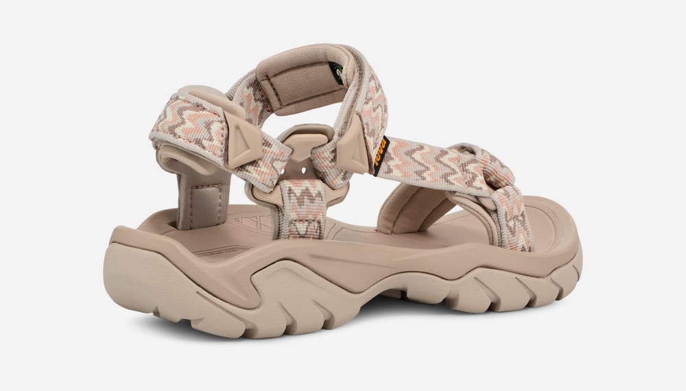 Sandales Randonnée Teva Terra Fi 5 Universal Femme Beige | France-3278