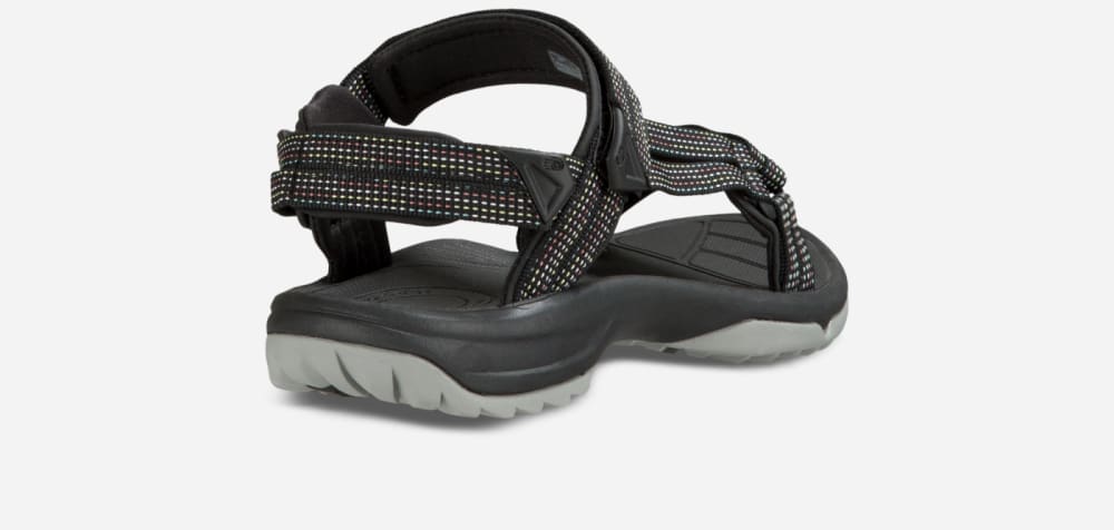 Sandales Randonnée Teva Terra Fi Lite Femme Noir Clair | France-7043