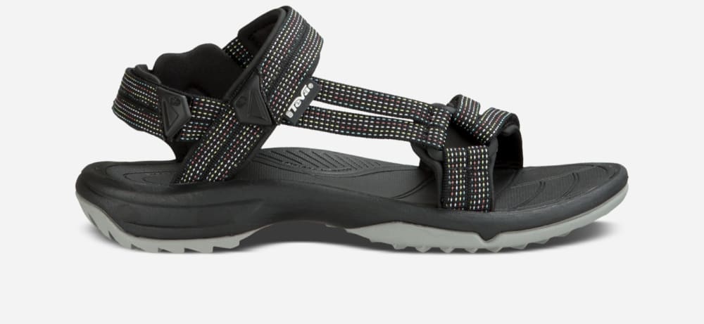 Sandales Randonnée Teva Terra Fi Lite Femme Noir Clair | France-7043