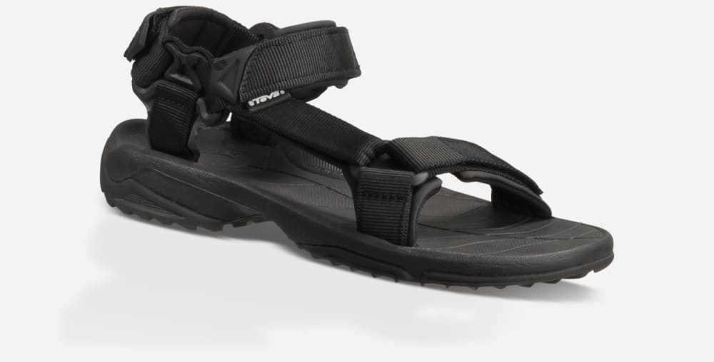 Sandales Randonnée Teva Terra Fi Lite Homme Noir | France-3279