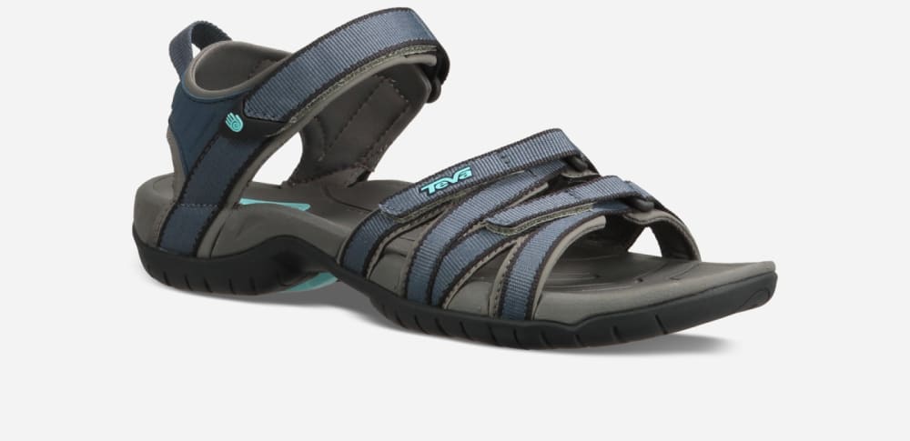 Sandales Randonnée Teva Tirra Femme Bleu | France-6125