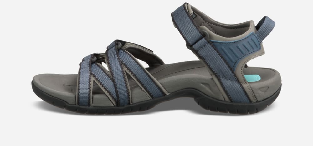 Sandales Randonnée Teva Tirra Femme Bleu | France-6125