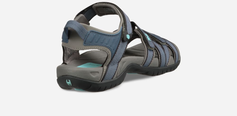 Sandales Randonnée Teva Tirra Femme Bleu | France-6125