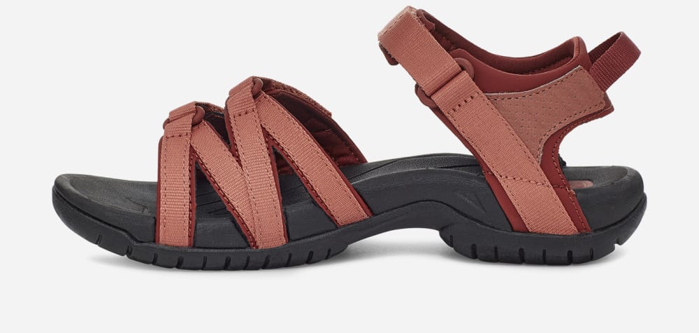 Sandales Randonnée Teva Tirra Femme Bordeaux | France-4091