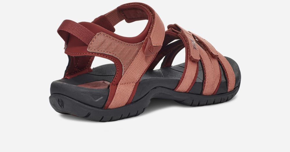 Sandales Randonnée Teva Tirra Femme Bordeaux | France-4091