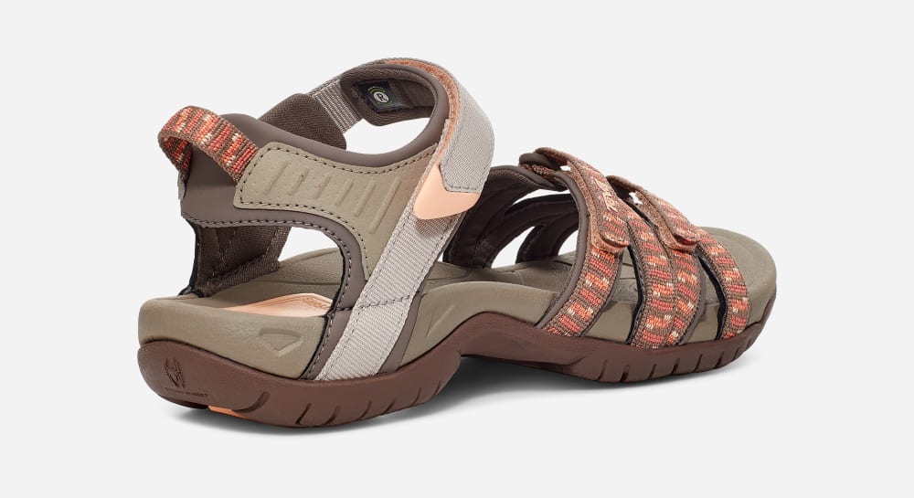 Sandales Randonnée Teva Tirra Femme Marron Orange | France-1549