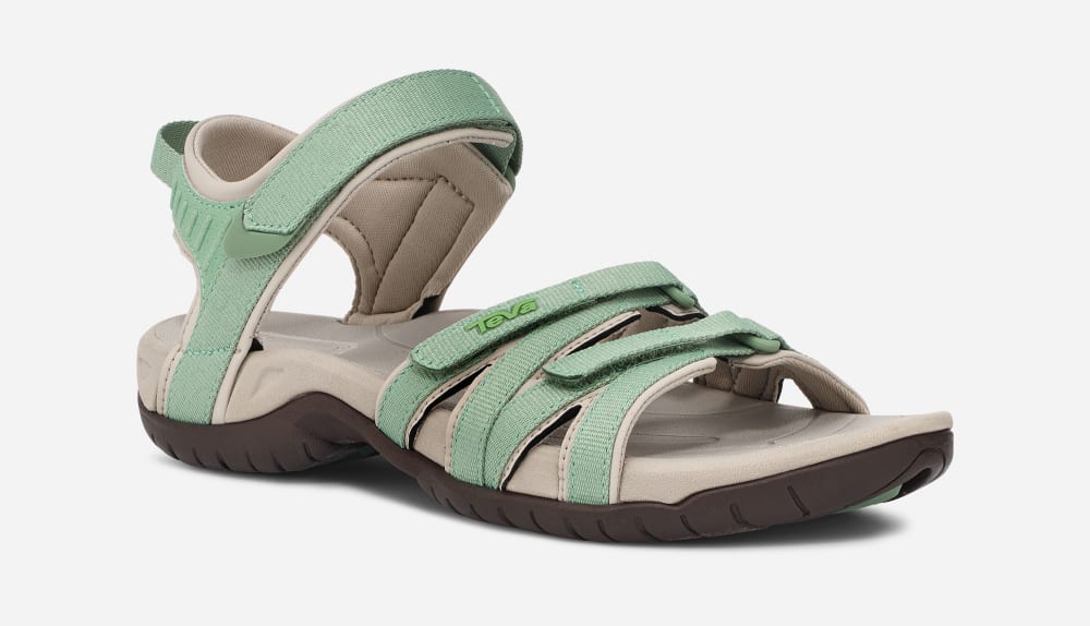 Sandales Randonnée Teva Tirra Femme Vert | France-2370