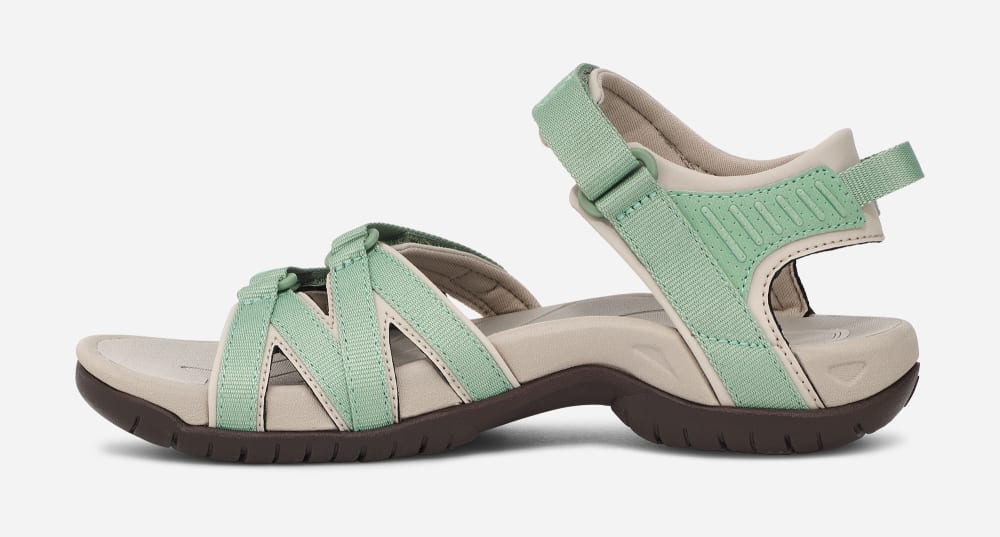 Sandales Randonnée Teva Tirra Femme Vert | France-2370