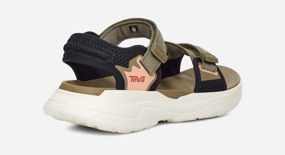 Sandales Randonnée Teva Zymic Femme Kaki | France-6845