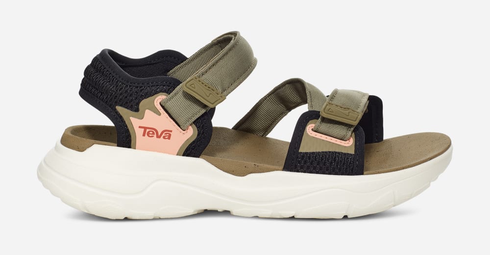 Sandales Randonnée Teva Zymic Femme Kaki | France-6845