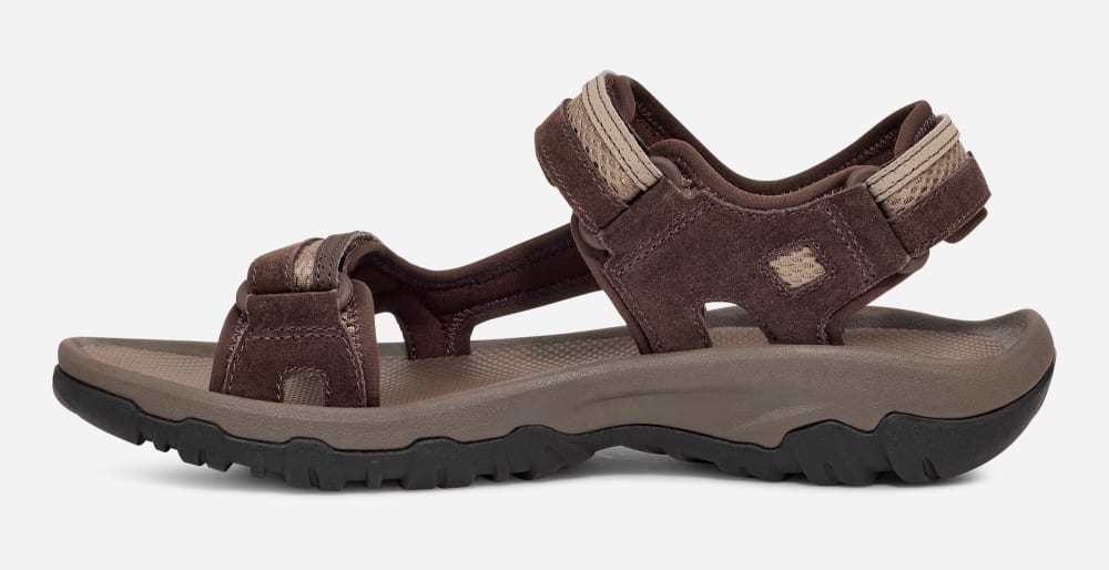 Sandales Teva Hudson Homme Marron | France-0237