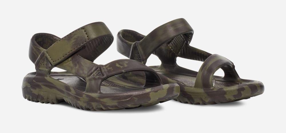 Sandales Teva Hurricane Drift Huemix Enfant Vert Olive | France-6149