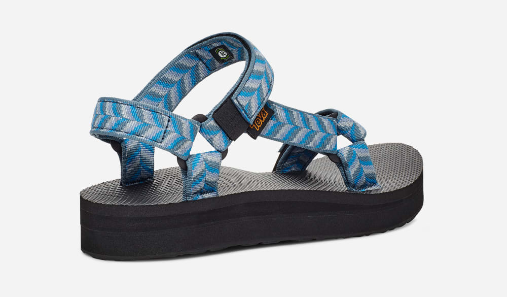 Sandales Teva Midform Universal Femme Bleu | France-3148