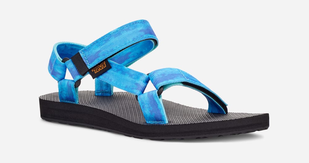 Sandales Teva Original Universal Tie-Dye Femme Bleu | France-0864