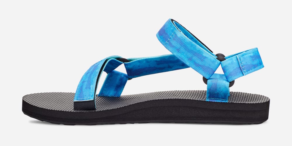 Sandales Teva Original Universal Tie-Dye Femme Bleu | France-0864