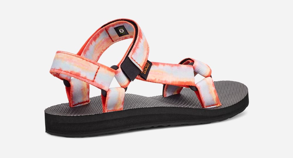 Sandales Teva Original Universal Tie-Dye Femme Rouge | France-8791