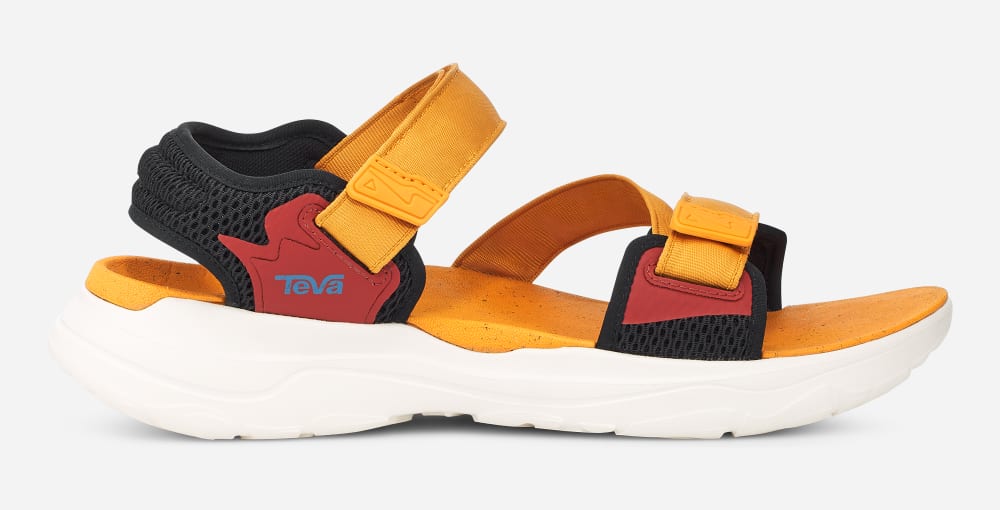 Sandales Teva Zymic Homme Doré Orange | France-9087