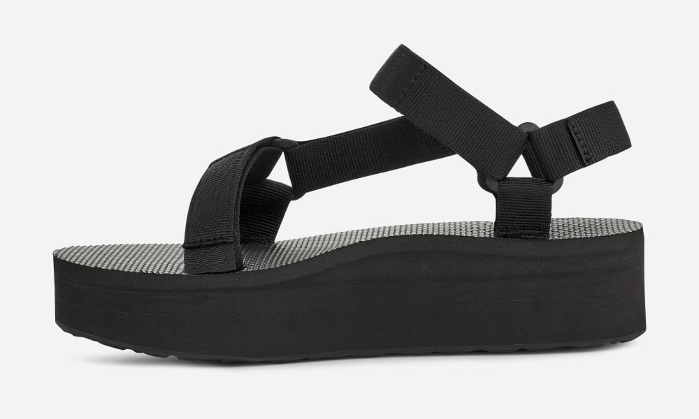 Sandales à Plateforme Teva Flatform Universal Homme Noir | France-1826