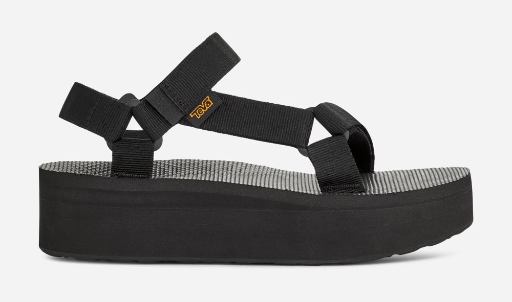 Sandales à Plateforme Teva Flatform Universal Homme Noir | France-1826