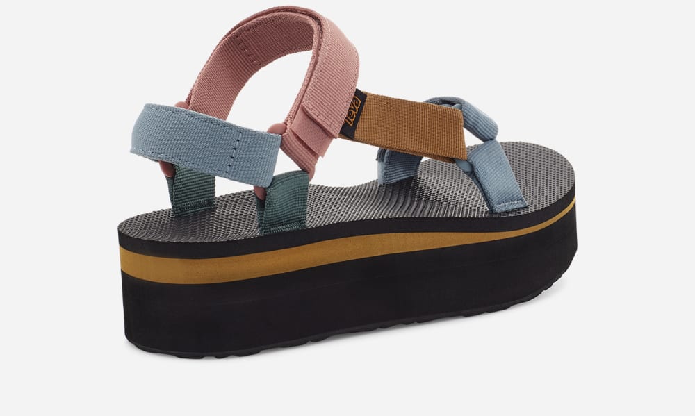 Sandales à Plateforme Teva Flatform Universal Femme Multicolore Clair | France-3049