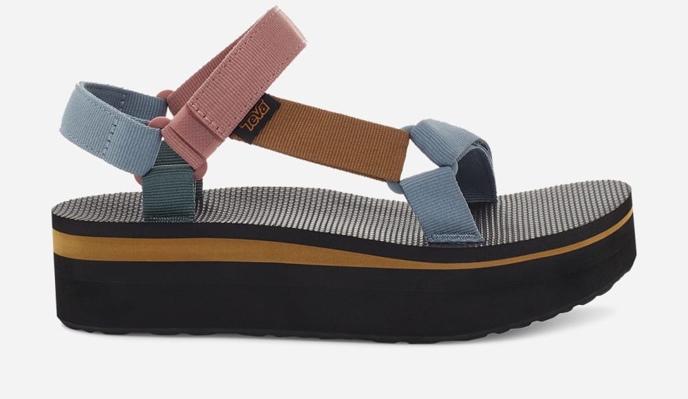 Sandales à Plateforme Teva Flatform Universal Femme Multicolore Clair | France-3049