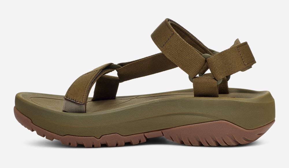 Sandales à Plateforme Teva Hurricane Xlt2 Ampsole Femme Vert Olive Foncé | France-5164