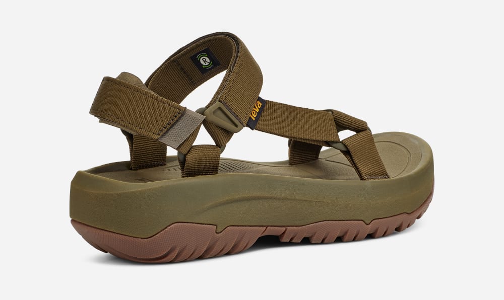 Sandales à Plateforme Teva Hurricane Xlt2 Ampsole Femme Vert Olive Foncé | France-5164