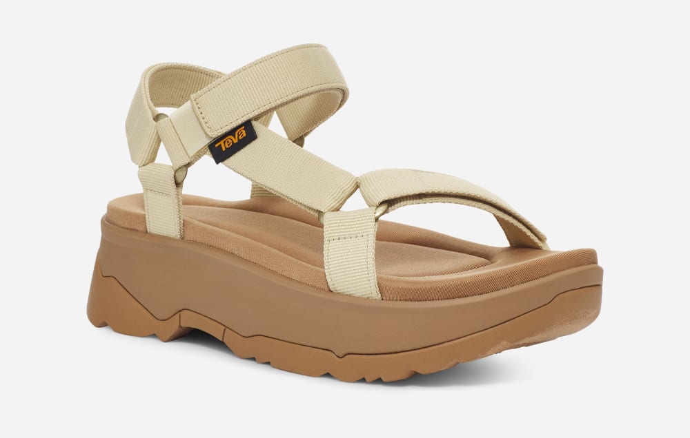 Sandales à Plateforme Teva Jadito Universal Femme Beige | France-9352