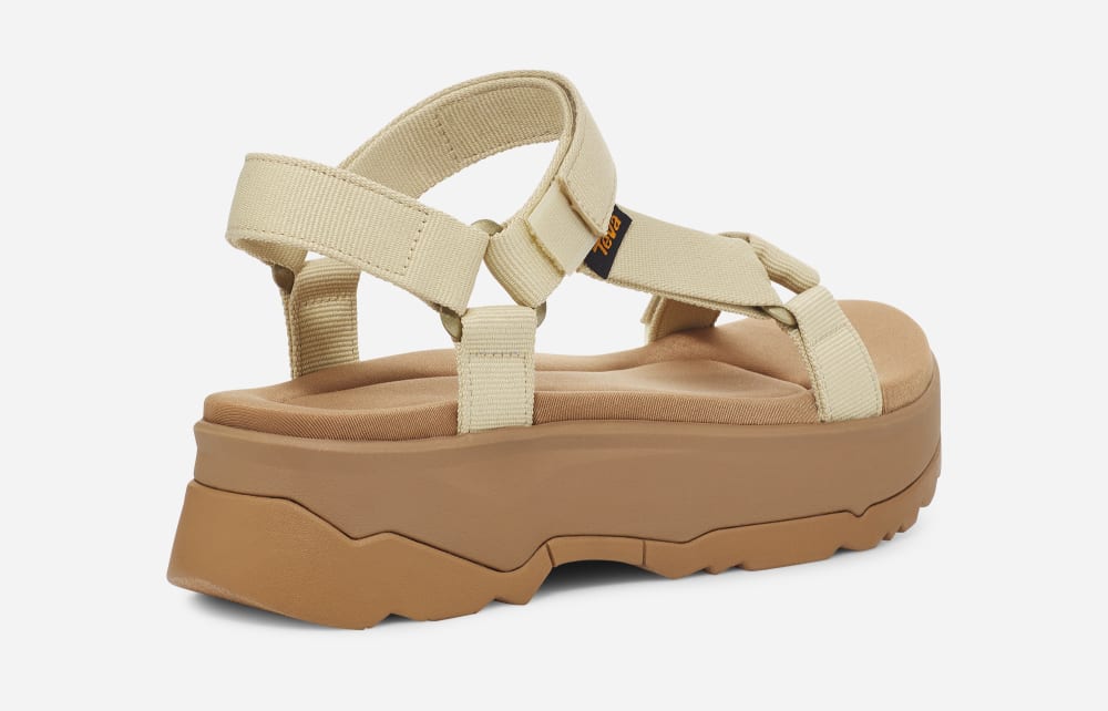 Sandales à Plateforme Teva Jadito Universal Femme Beige | France-9352