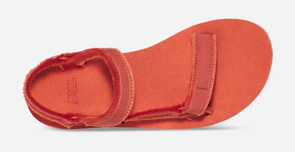 Sandales à Plateforme Teva Midform Universal Canvas Homme Orange | France-1527