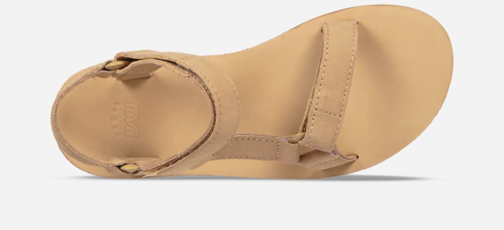 Sandales à Plateforme Teva Midform Universal Leather Femme Beige | France-3758