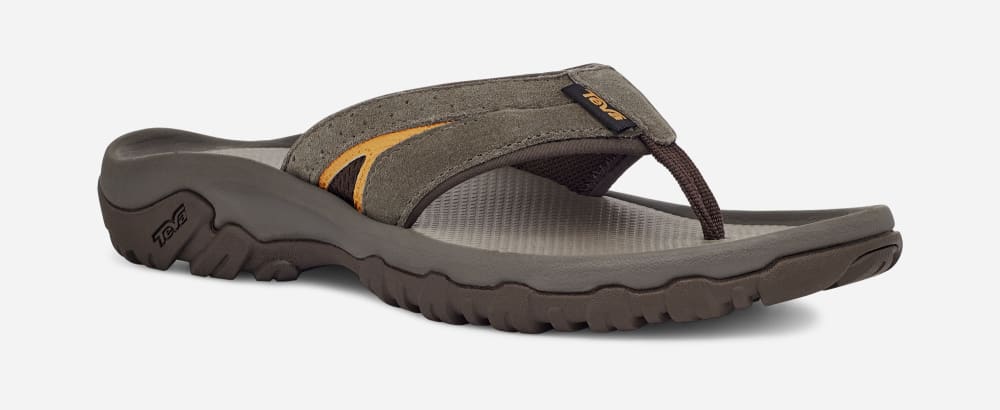 Tong Teva Katavi 2 Thong Homme Kaki | France-6510