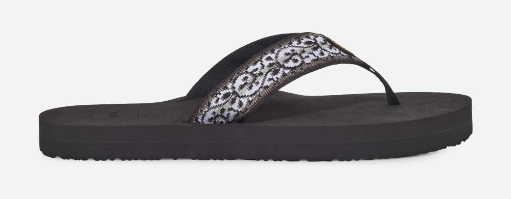 Tong Teva Mush II Femme Noir | France-0918